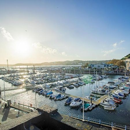 Elegant Fresh Spacious Two Bed Apartment - Juliet Balcony - Sea, Marina, Harbour Views, English Riviera Clock Tower Torquay Exterior photo